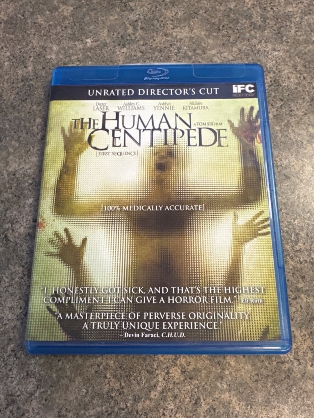 The Human Centipede Blu-ray Unrated Directors Cut Horror Film